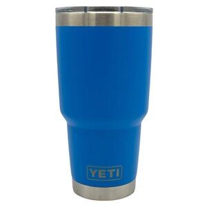 LASER ENGRAVED PERSONALIZATION YETI 30oz.TUMBLER - BIG WAVE BLUE